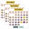 Teacher Created Resources Oh Happy Day Rainbow Calendar Pocket Chart Cards, 104-Piece Set, 3PK TCR8344 - alternate 1